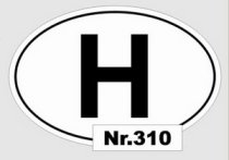 MATRICA H KICSI OVÁL FEKETE-FEHÉR 310